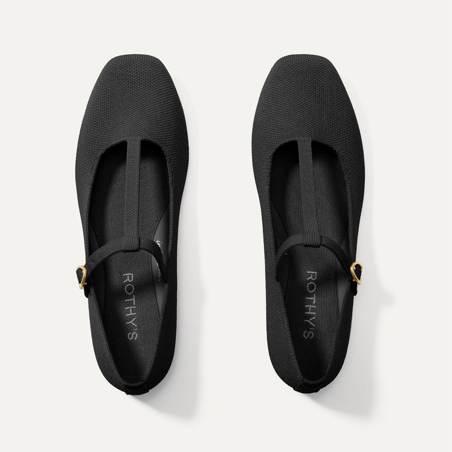 The T–Strap Mary Jane - Black