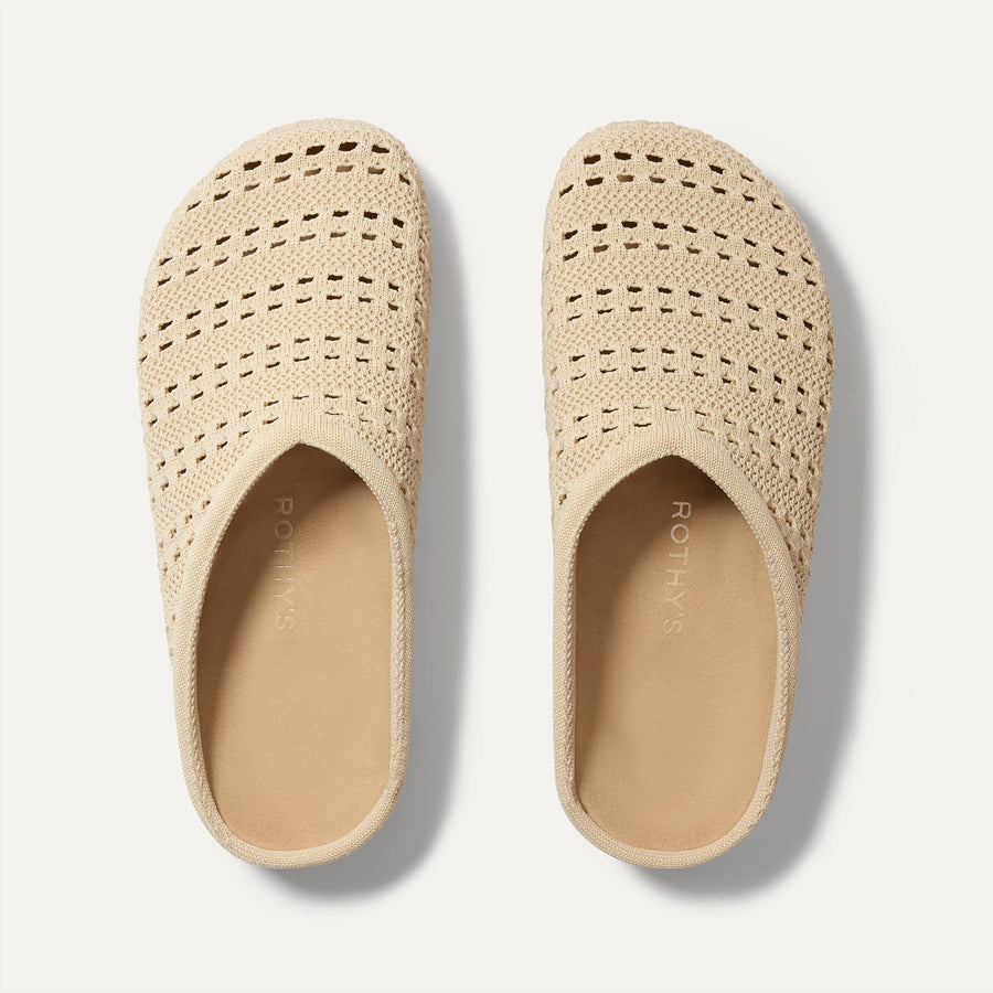 The Casual Clog - Powder Crochet
