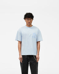 Western Initial T-Shirt - Mountain Blue