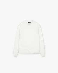 Initial Long Sleeve T-Shirt - Flat White