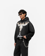 British Cowboys Hoodie - Stained Black