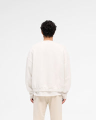 Rep Applique Sweater - Cream Marl