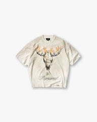 British Cowboys T-Shirt - Washed Ecru