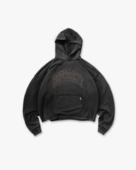Represent Embellished Hoodie - Stained Black