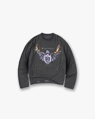 Reversible Living Legacy Tour Long Sleeve T-Shirt - Sun Fade Grey