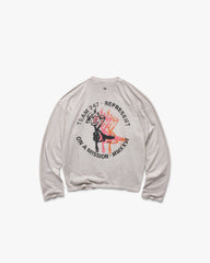 247 Torch Boxy Long Sleeve T-Shirt - Bleach Wash