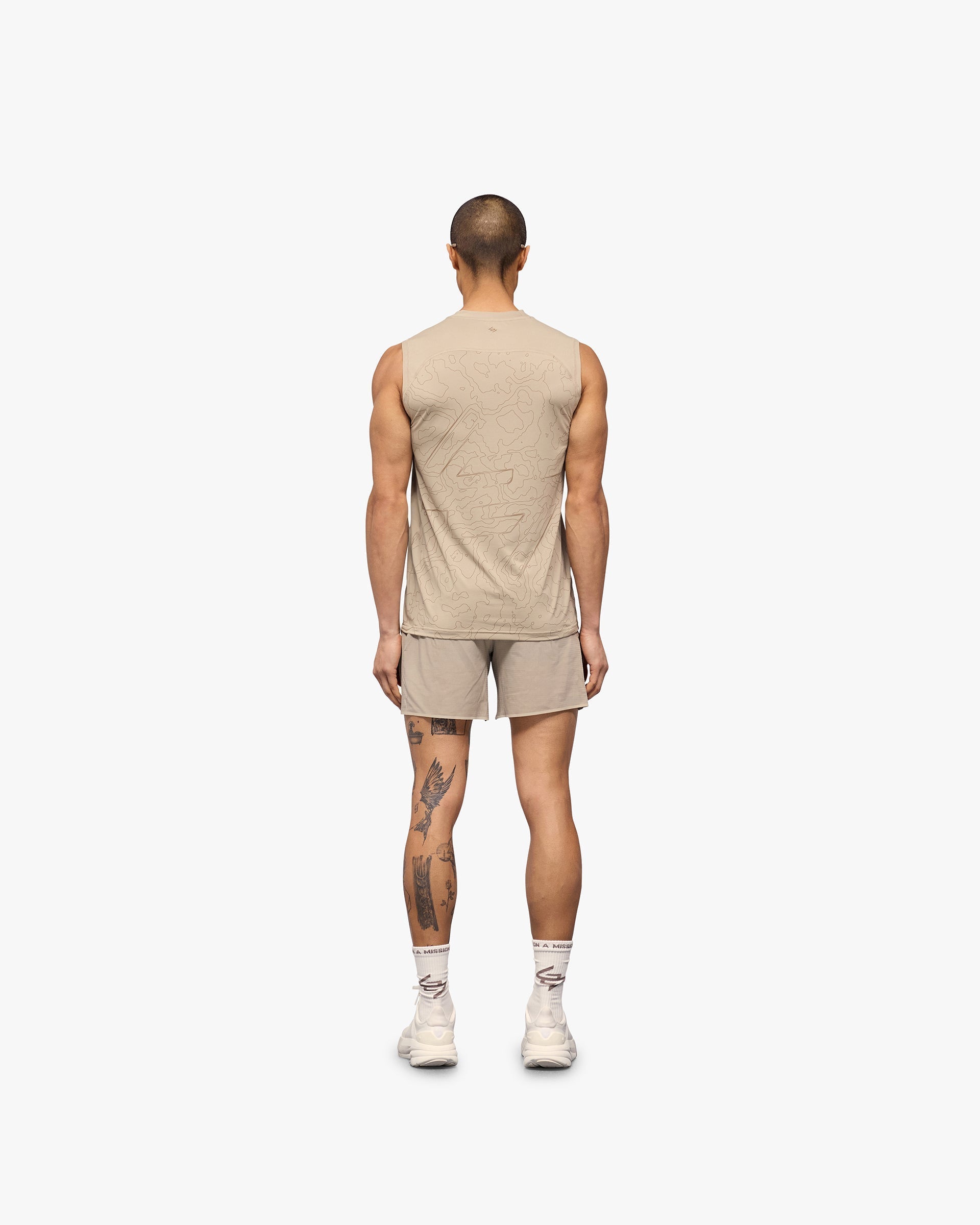 247 Contour Run Tank - Pebble