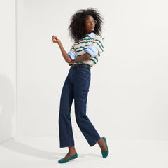 The Max Square Mary Jane - ReVelvet™ Everglade