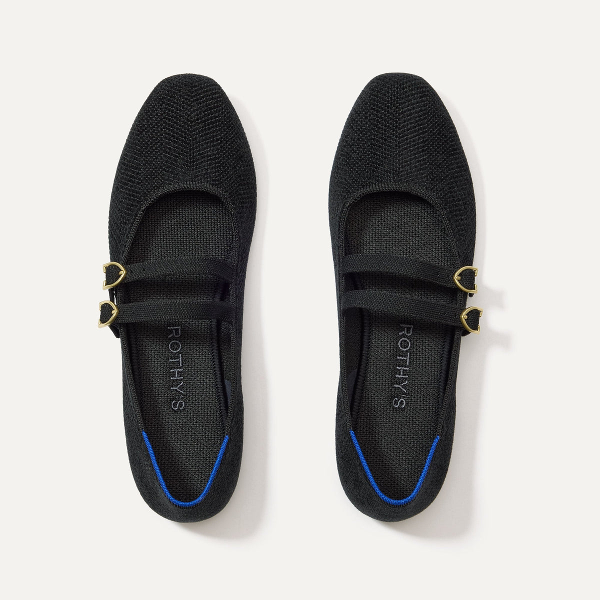 The Double Buckle Mary Jane - ReVelvet™ Black