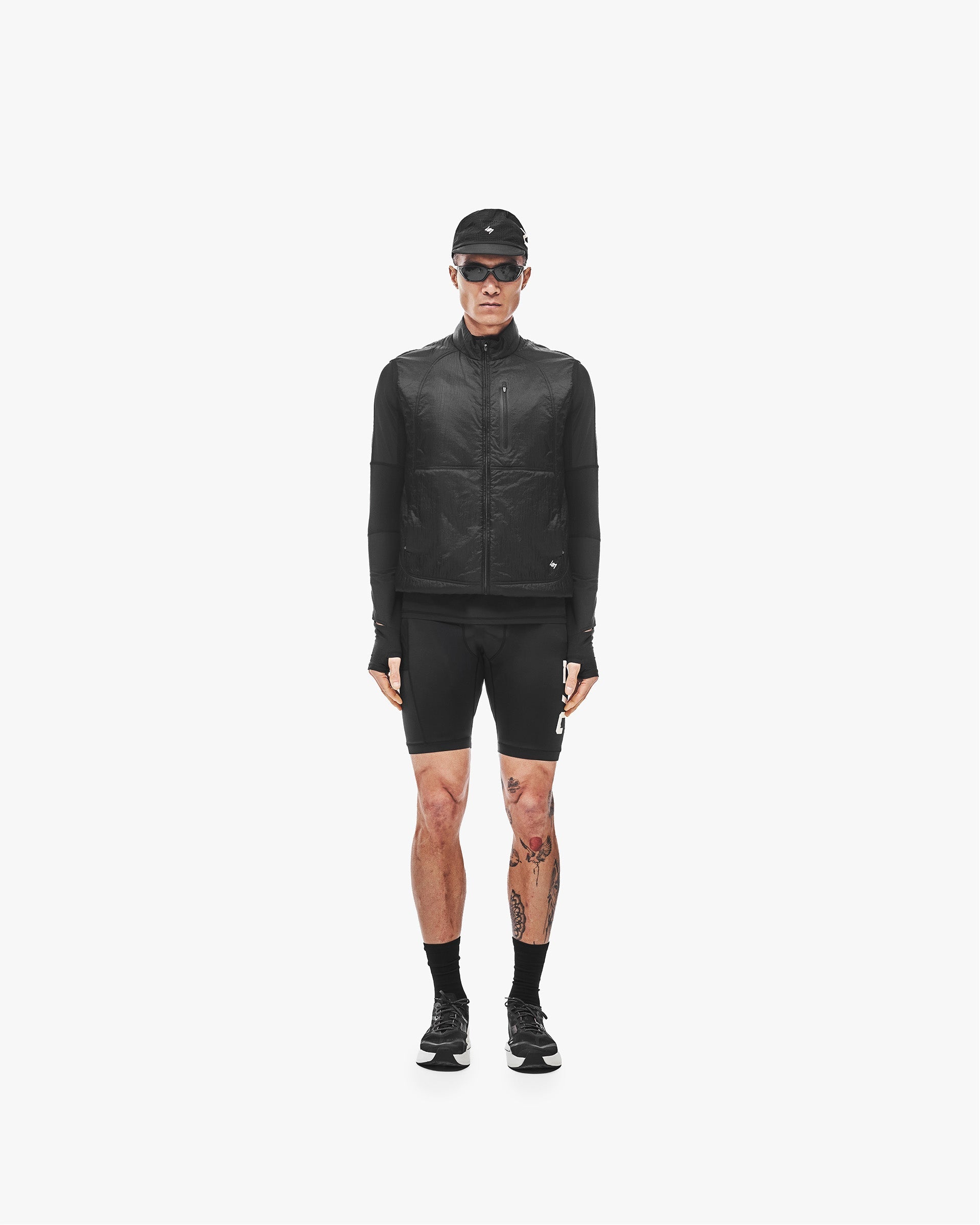 247 Run Gilet - Jet Black