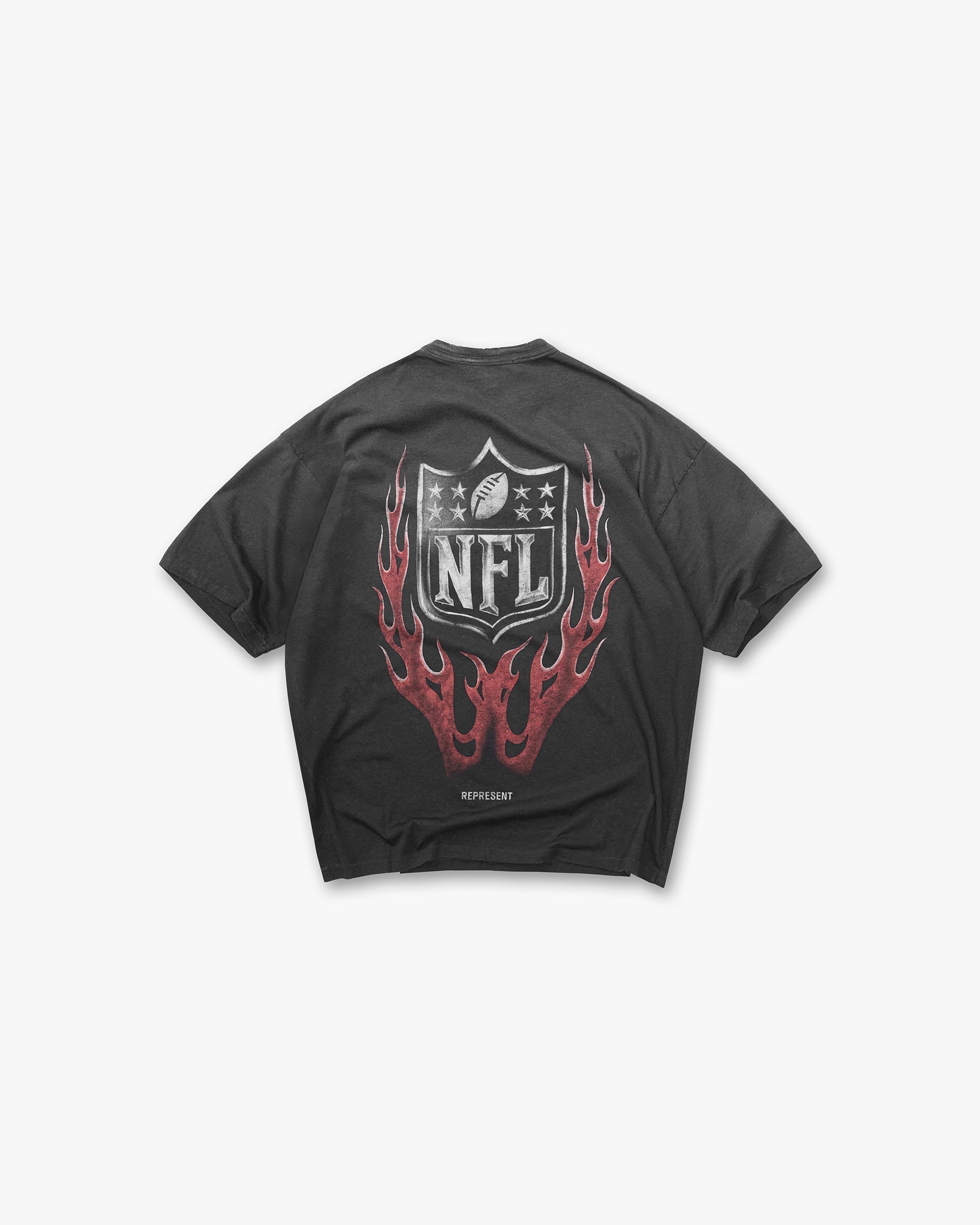 NFL Shield x Represent T-Shirt - Stained Black