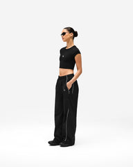 247 Micro Cap Sleeve T-Shirt - Black