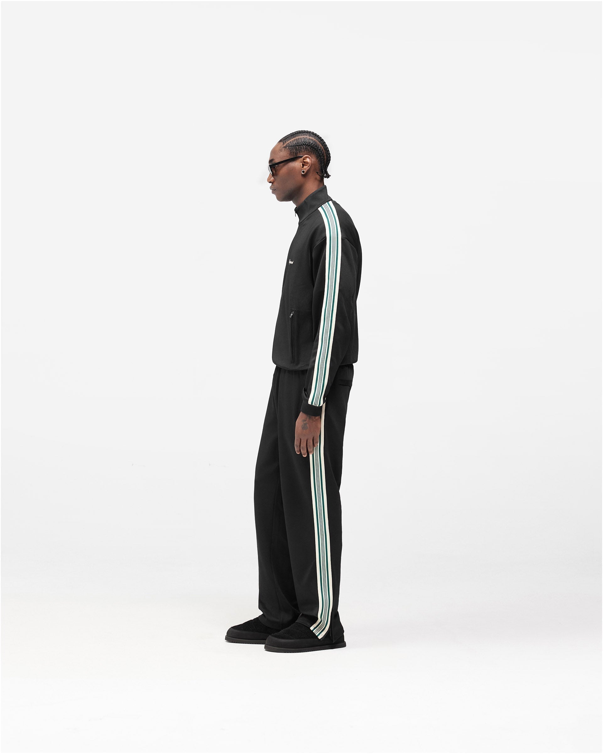 Taped Track Jacket - Jet Black