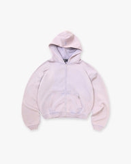 Initial Boxy Zip Through Hoodie - Mist