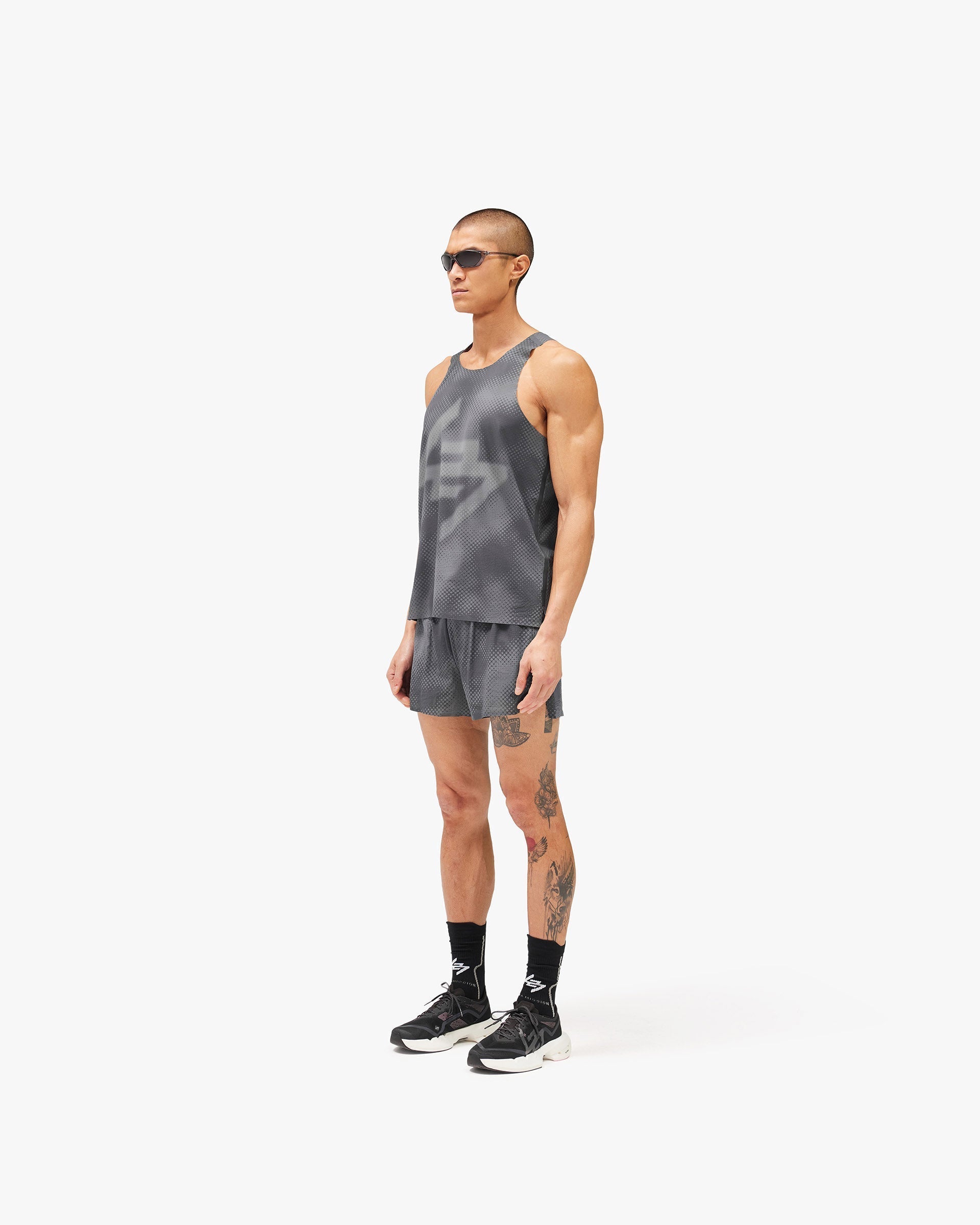 247 Ultra Singlet - Black Fade Out