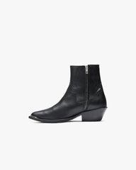 Michael Zip Boot  Leather - Black