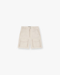 Front Pocket Cargo Short - Champagne