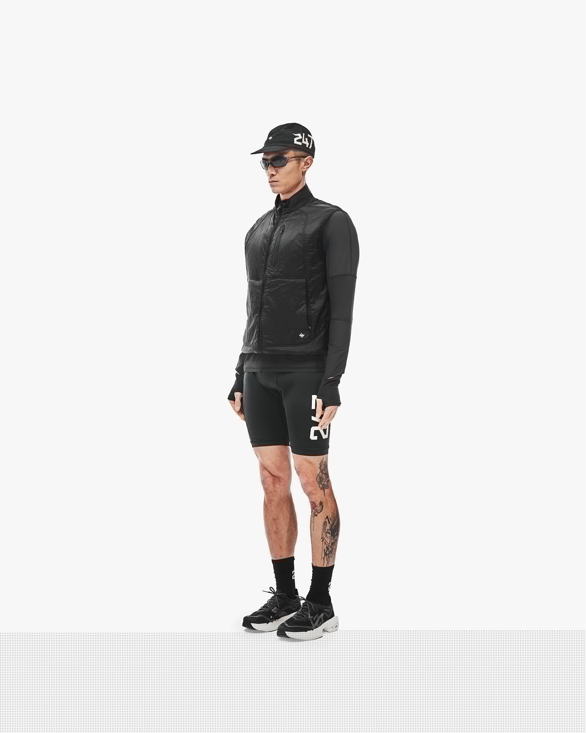 247 Run Gilet - Jet Black