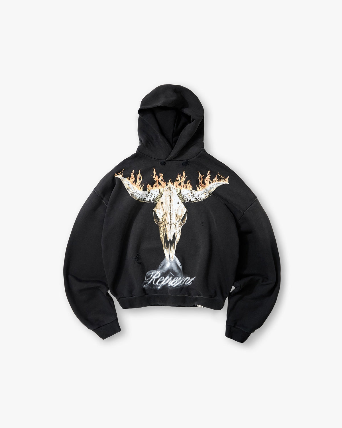 British Cowboys Hoodie - Stained Black