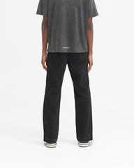 R2 Stepped Hem Denim - Off Black