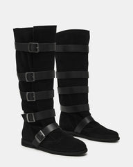 INDIO BLACK SUEDE
