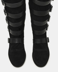INDIO BLACK SUEDE