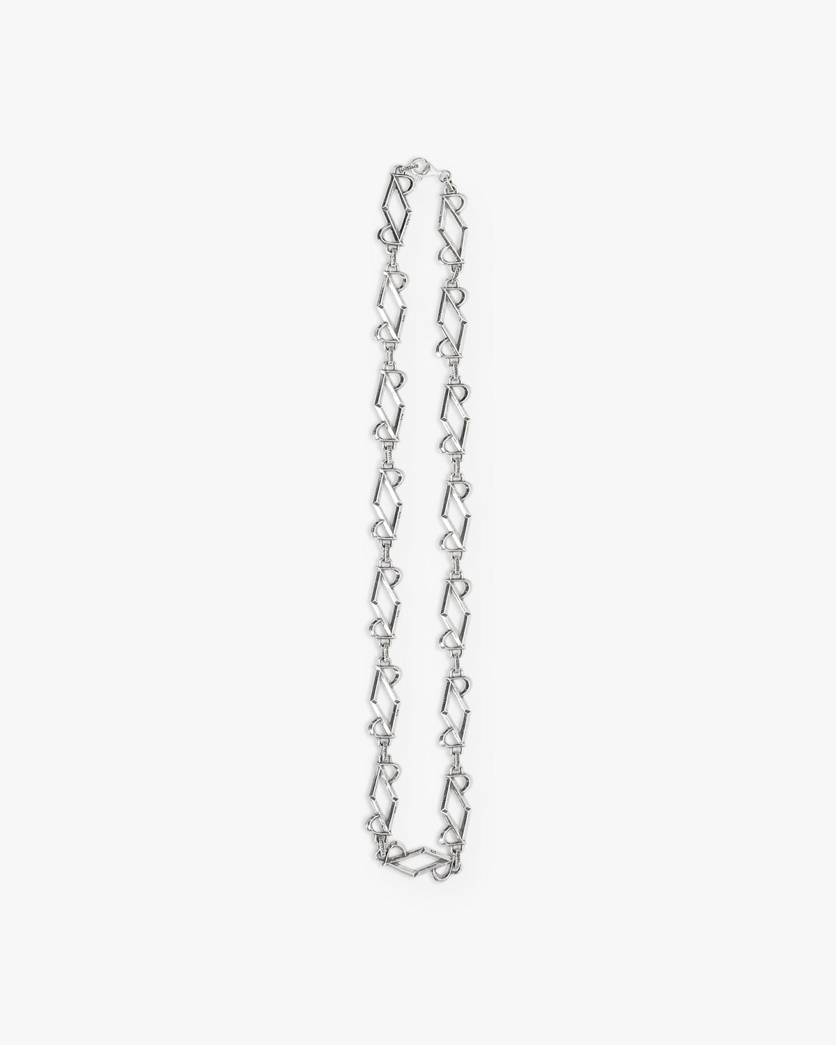 Initial Chain Necklace - Silver