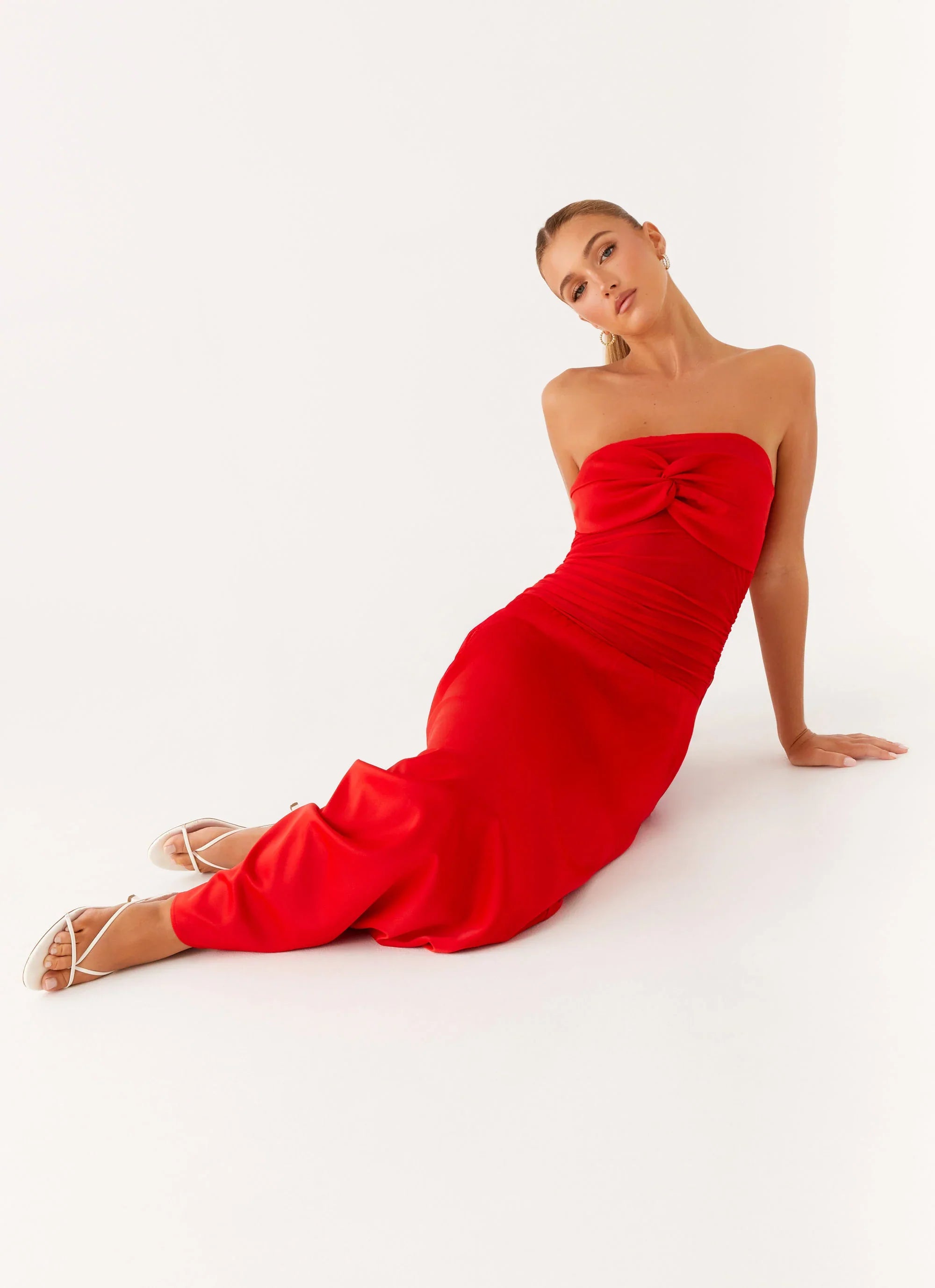 Rewind Maxi Dress - Tangerine