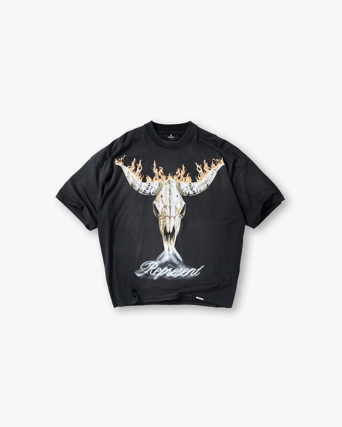 British Cowboys T-Shirt - Stained Black
