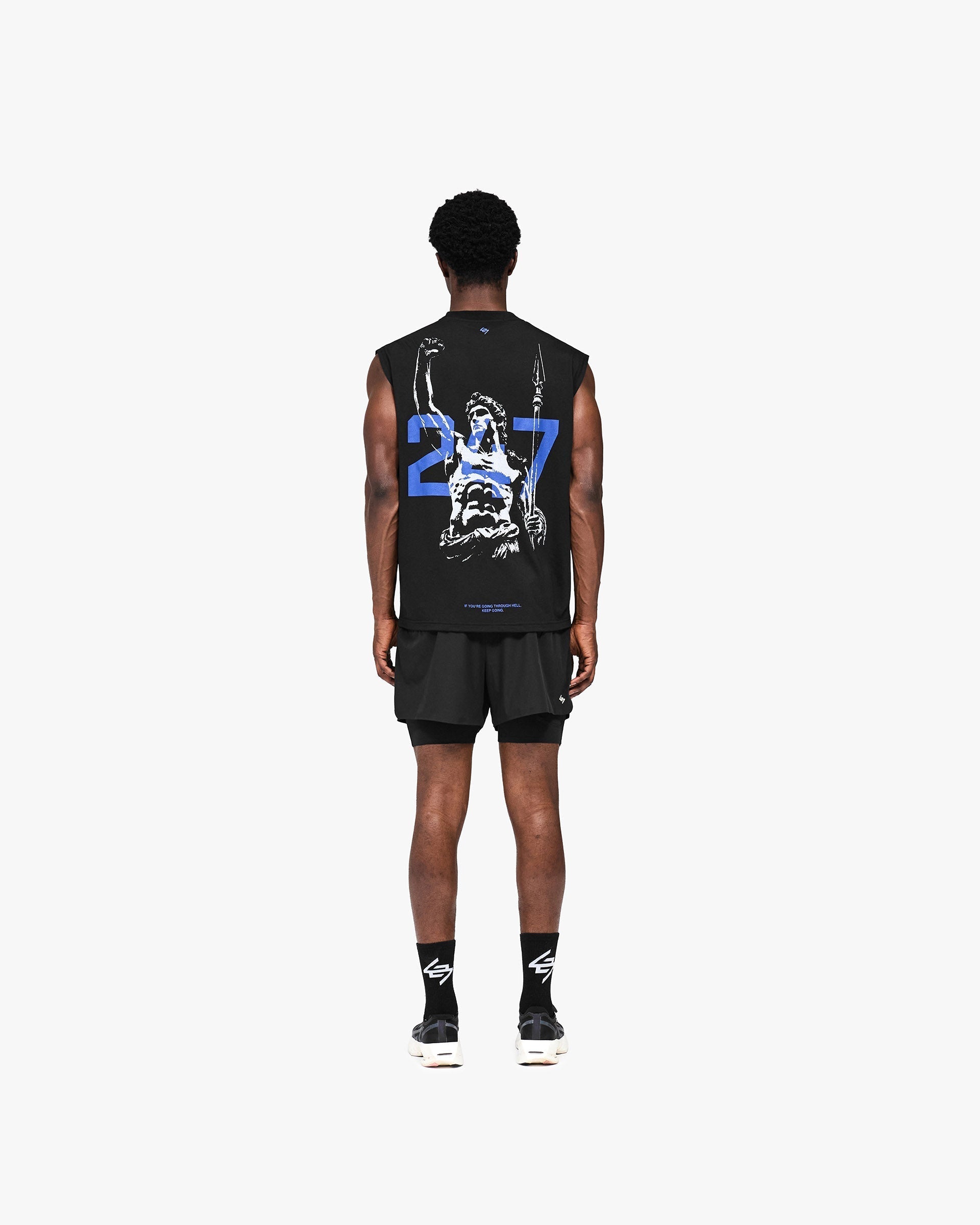 247 Stockholm Oversized Tank - Jet Black