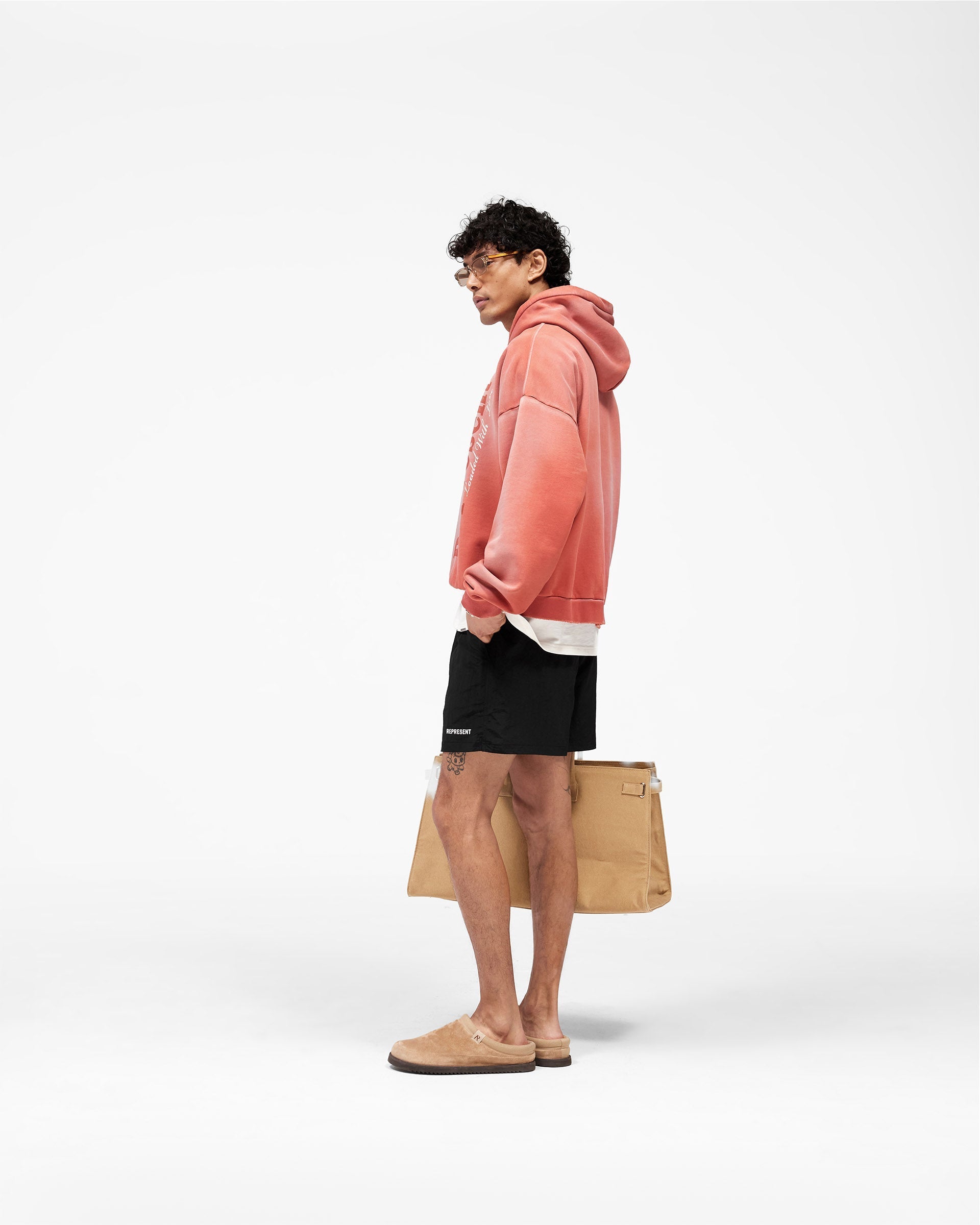 Represent Swim Short - Jet Black