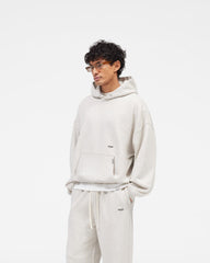 Micro Owners Club Hoodie - Cream Marl