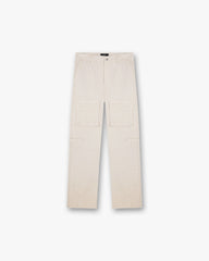 Front Pocket Cargo Pant - Champagne